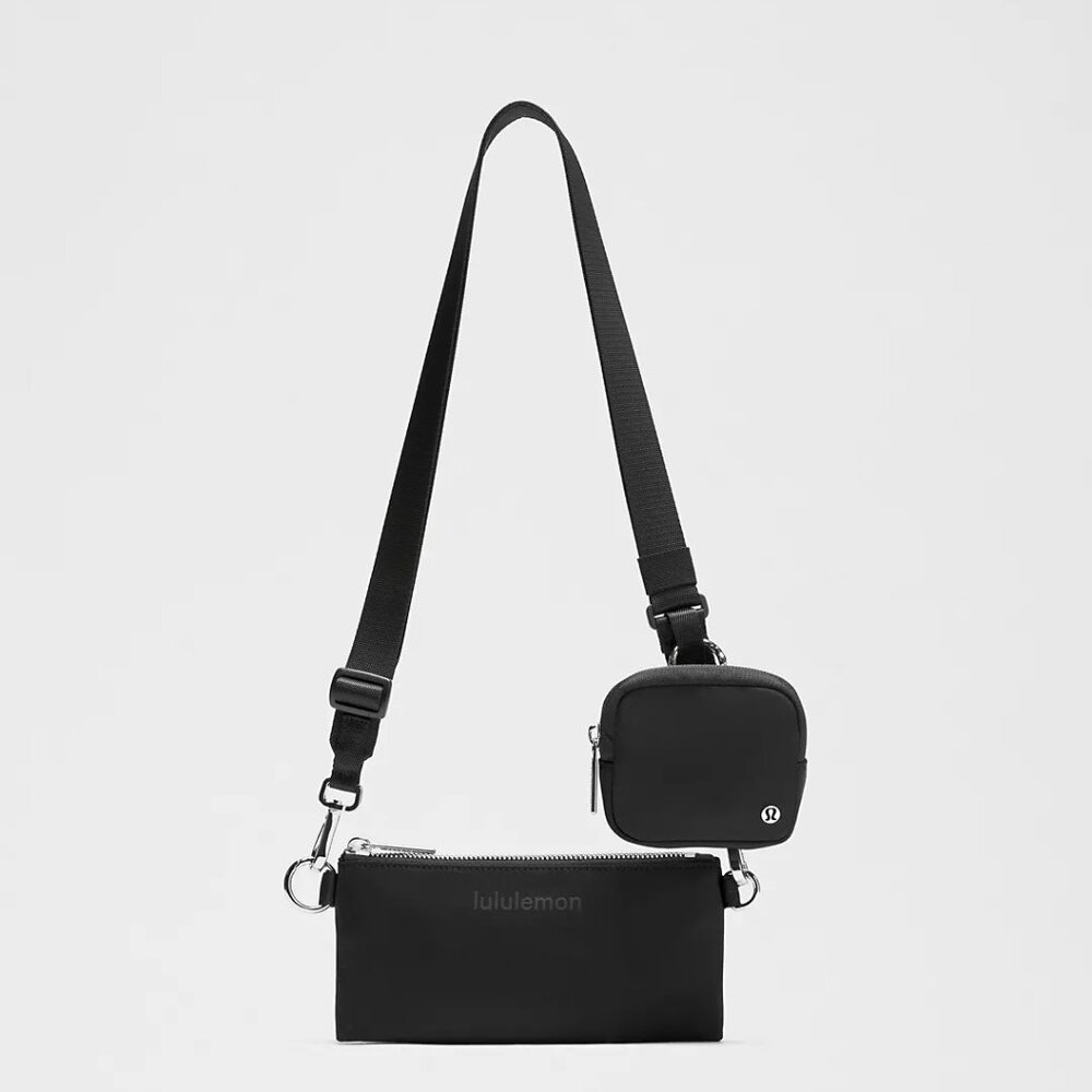 Lululemon Dual-Pouch Sling in Black, BNWT